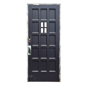 Antique 36” Multi Panel Door with Window