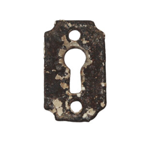 Salvaged Cast Iron Keyhole Escutcheons, Late 1800’s