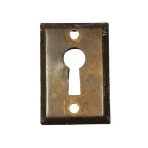 Antique Brass Keyhole Escutcheons, c. 1880