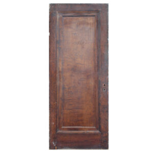 Reclaimed 32” Single-Panel Solid Wood Door, Early 1900’s