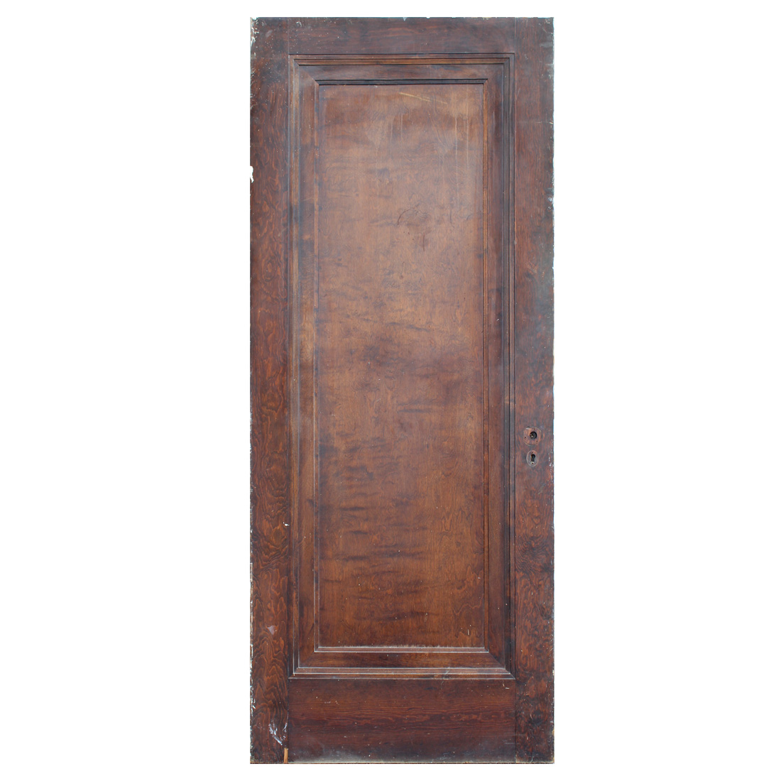 Reclaimed 32” Single-Panel Solid Wood Door, Early 1900’s