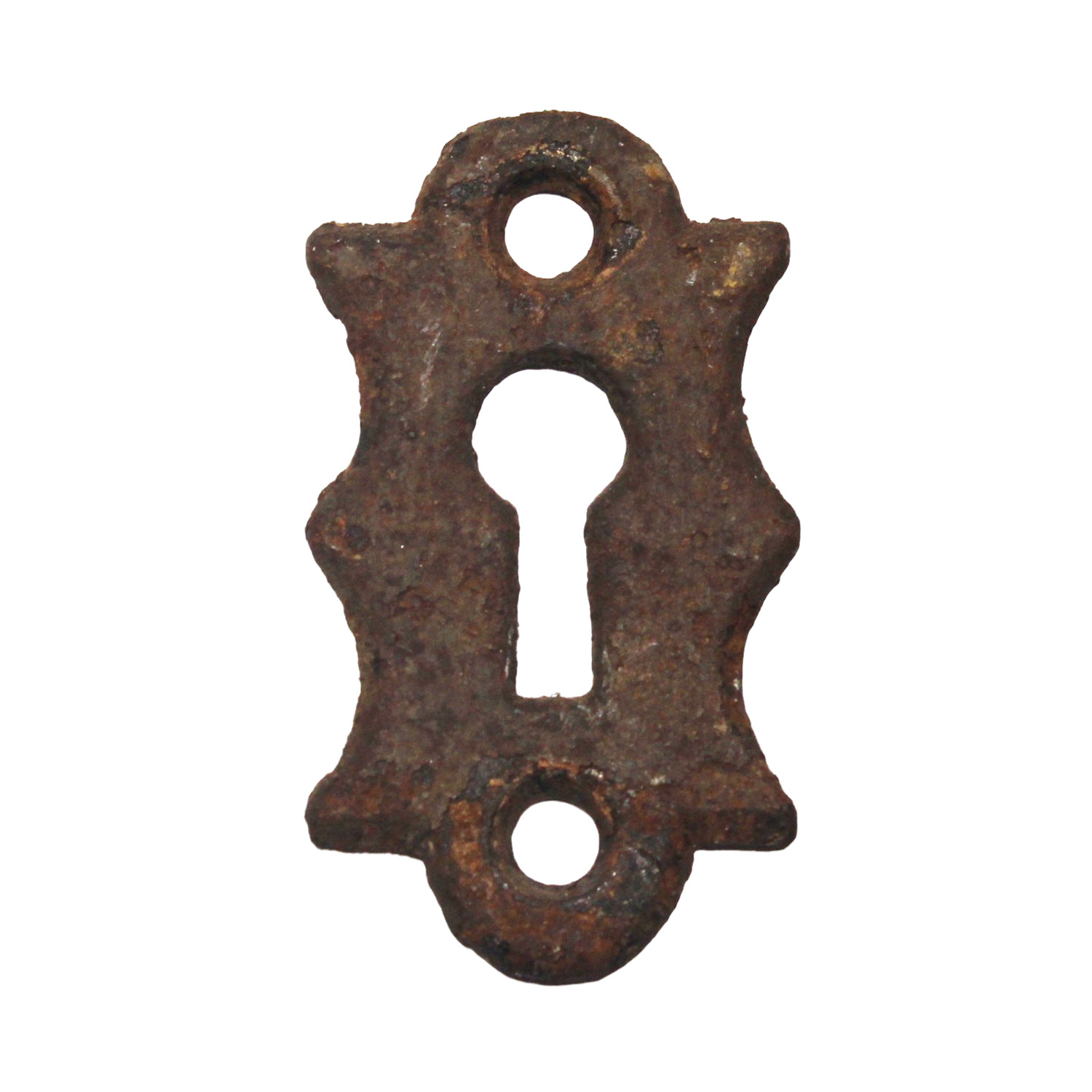 Antique Decorative Cast Iron Keyhole Covers, c. 1895
