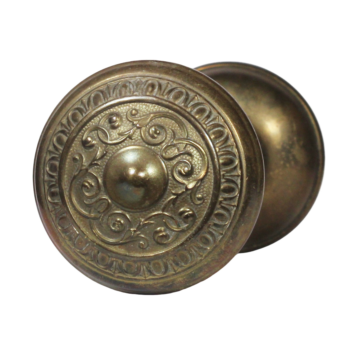 Antique Brass “Mantua” Doorknob Sets by Corbin, c. 1905