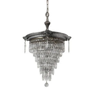 Antique “Wedding Cake” Chandelier, c. 1910