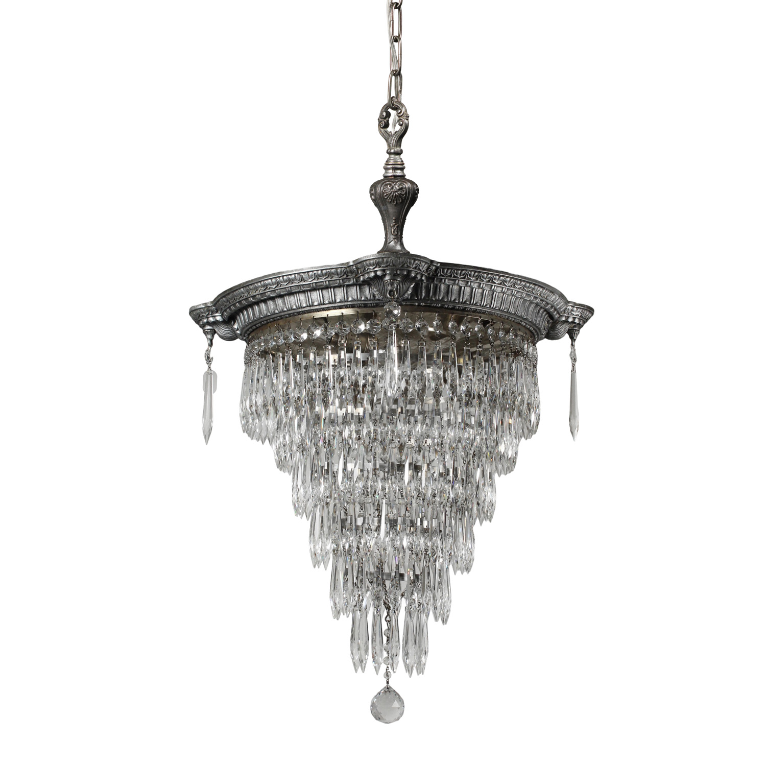 Antique “Wedding Cake” Chandelier, c. 1910