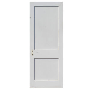 Antique 30” Two-Panel Solid Wood Door