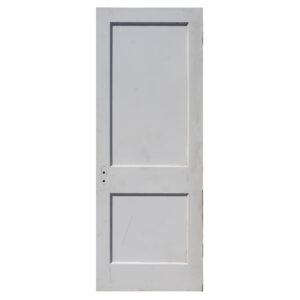 Salvaged 30” Two-Panel Solid Wood Door, Antique Doors