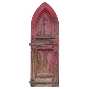 Antique 32″ Gothic Arch Door, Early 1900’s