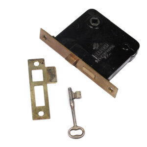 Antique New Old Stock Mortise Lock Sets with Key & Striker, Sargent