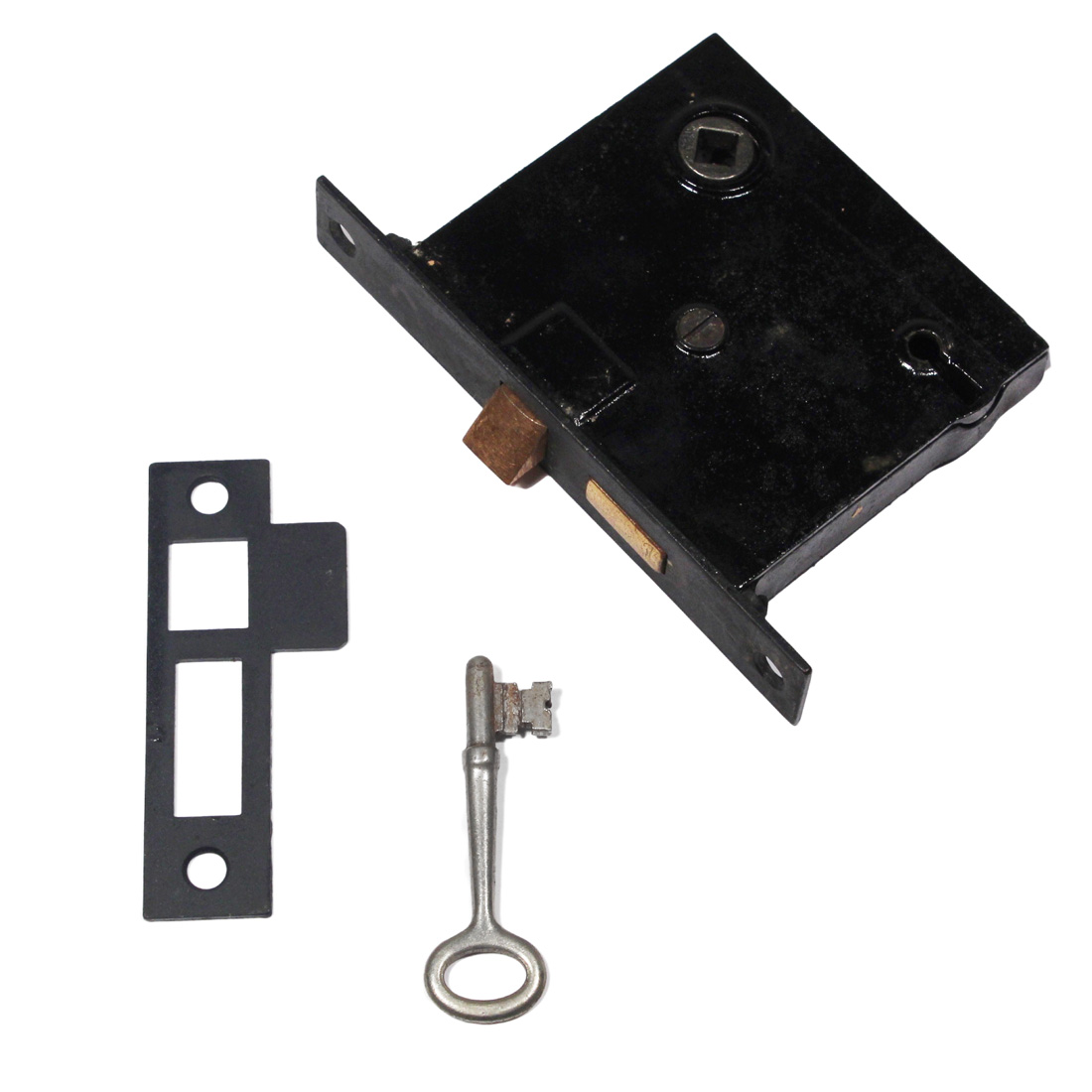 Mortise Lock Sets with Key & Striker by Sargent, Antique Hardware