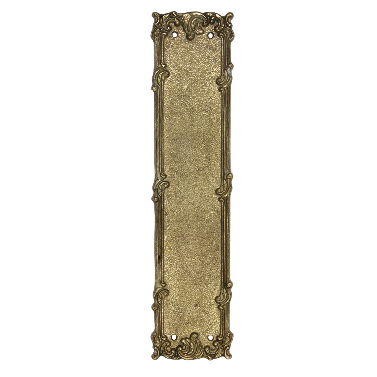 Decorative Vintage Cast Bronze Push Plate