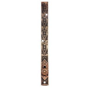 Decorative Eastlake Inset Slide Bolt, Antique Hardware