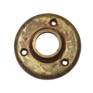 Antique Cast Brass Doorknob Escutcheons, Early 1900’s