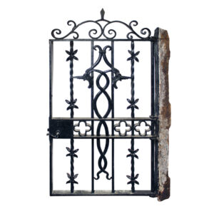 Hand-Forged 1930s Iron Gate from Windsor, Lookout Mountain
