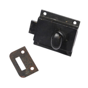 Antique New Old Stock Latch Set by Bommer Spring Hinge Co. Antique New Old Stock Latch Set by Bommer Spring Hinge Co.