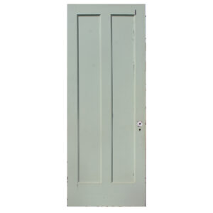Solid Wood Antique Vertical Two-Panel 32″ Door