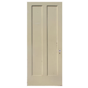 Salvaged Solid Wood 32″ Door, Vertical Two-Panel