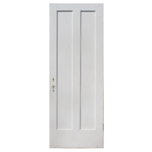 Antique Solid Wood 30″ Door, Vertical Two-Panel