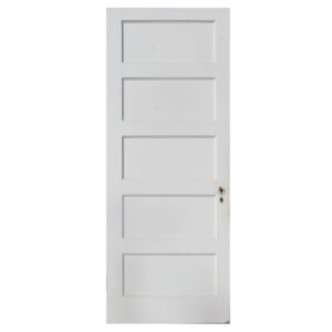 Reclaimed 34” Antique Five-Panel Solid Wood Door Reclaimed 34” Antique Five-Panel Solid Wood Door