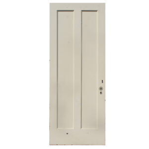 Salvaged Solid Wood Vertical Two-Panel 32″ Door