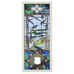 Vintage American Stained Glass Window