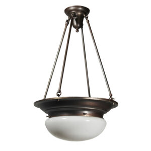 Antique Inverted Dome Chandelier, Early 1900’s