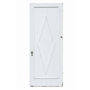 Antique 32” Solid Door with Diamond Design, Early 1900’s Antique 32” Solid Door with Diamond Design, Early 1900’s